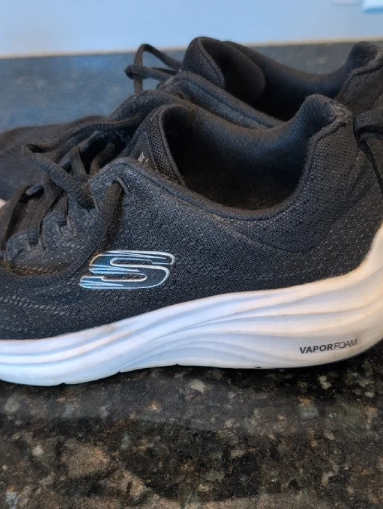 adidas White Mesh Sneakers w/ Coral Accents And Skechers Memory Foam B/W - Picture 3 of 10